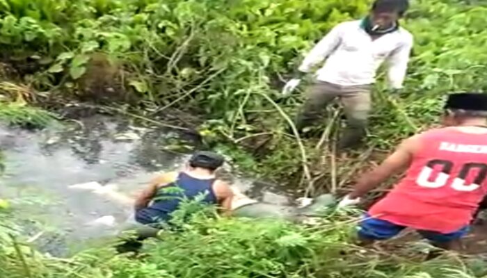 Warga menemukan mayat berjenis kelamin laki-laki di areal persawahan. (ist)
