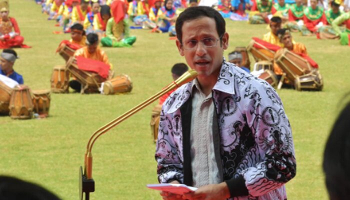 Mendikbud Nadiem Makarim. (Twitter/@kemdikbud_RI)