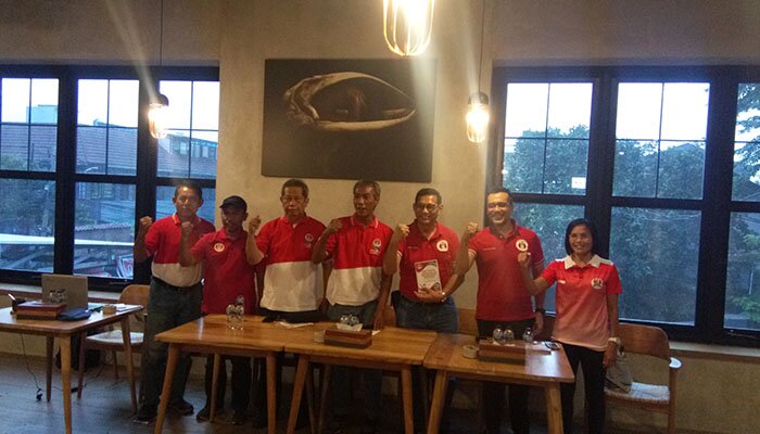 pengurus Indonesia Muda yang akan menggelar Jambore Nasional. (wandi)