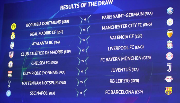 Hasil drawing Liga Champion Eropa.