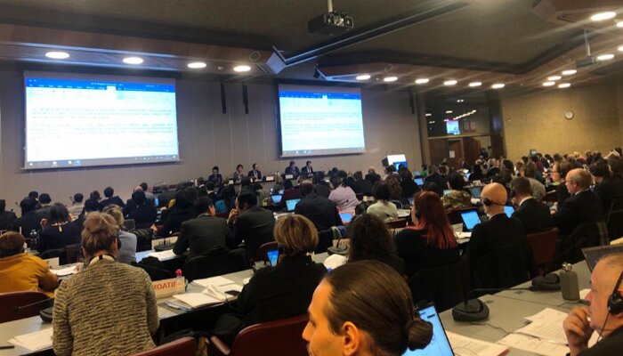 pertemuan The 33rd International Conference of the Red Cross and Red Crescent atau Konferensi Palang Merah dan Bulan Sabit Merah di Jenewa, Swiss.(ist)