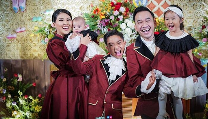 Ruben Onsu dan keluarganya.(instagram)