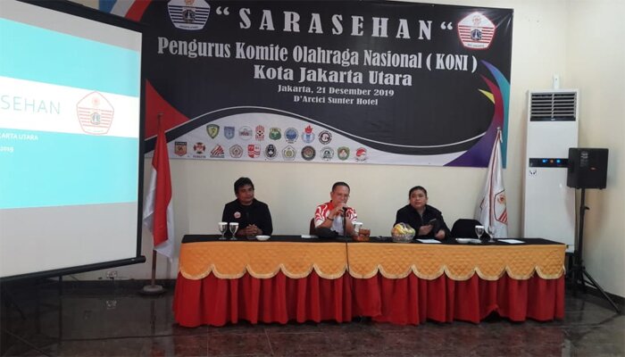 KONI Jakarta Utara gelar sarasehan bersama belasan pengurus Cabor. (deny)