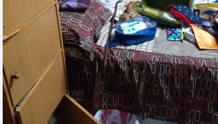 Kondisi keadaan seisi rumah yang susah berantakan disatroni maling. (Ist)