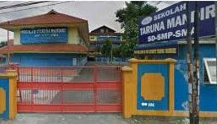 Suasana sekolah Taruna Mandiri di Pamulang. (anton)