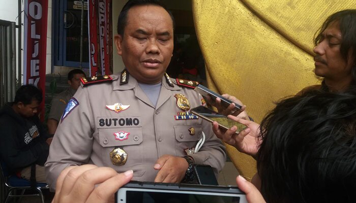 Kasat Lantas Polres Metro Depok Kompol Sutomo (angga)