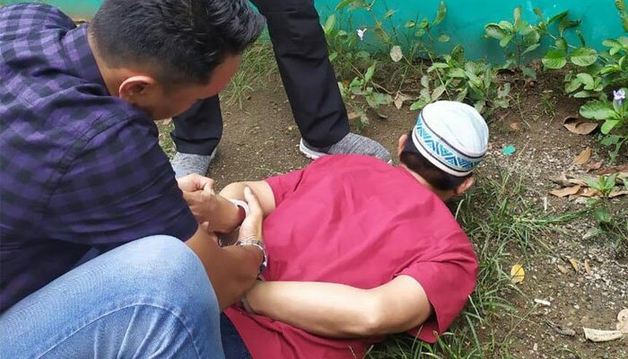 Pelaku yang ditangkap