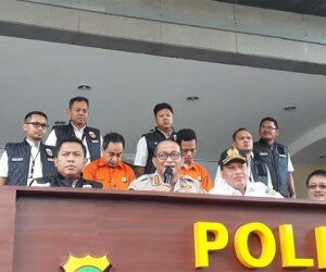 Kabid Humas Polda Metro Jaya Kombes Pol Yusri Yunus di Polda Metro Jaya, Jakarta Selatan, Senin (23/12/2019). (firda)