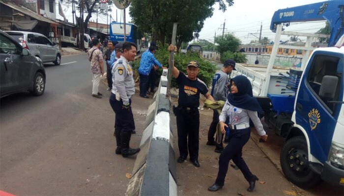 Putaran arah yang ditutup karena jadi penyebab kecelakaan. (Ist)